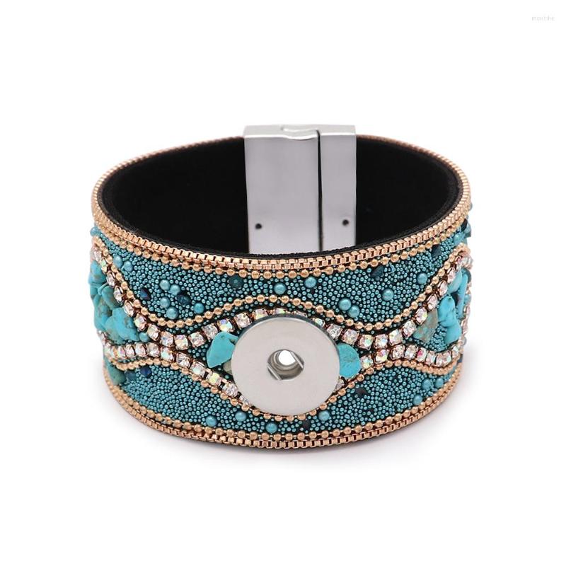 

Charm Bracelets Fashion 20mm 18mm Snap Button Bracelet DIY Jewelry ND328