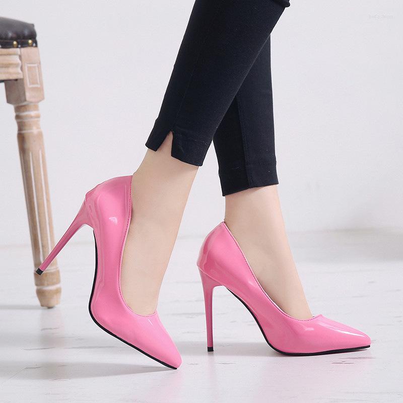 

Sandals Thin Heels Pointed Toe Spring And Autumn Pumps Nude Color Women's Shoes Are Sexy High, White