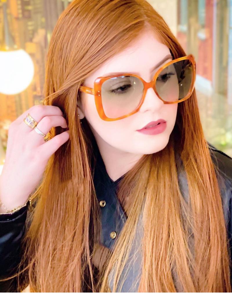 

Sunglasses WERGASUN Oversized Vintage Designer Women 2023 Fashion Butterfly Sun Glasses Green Shades UV400