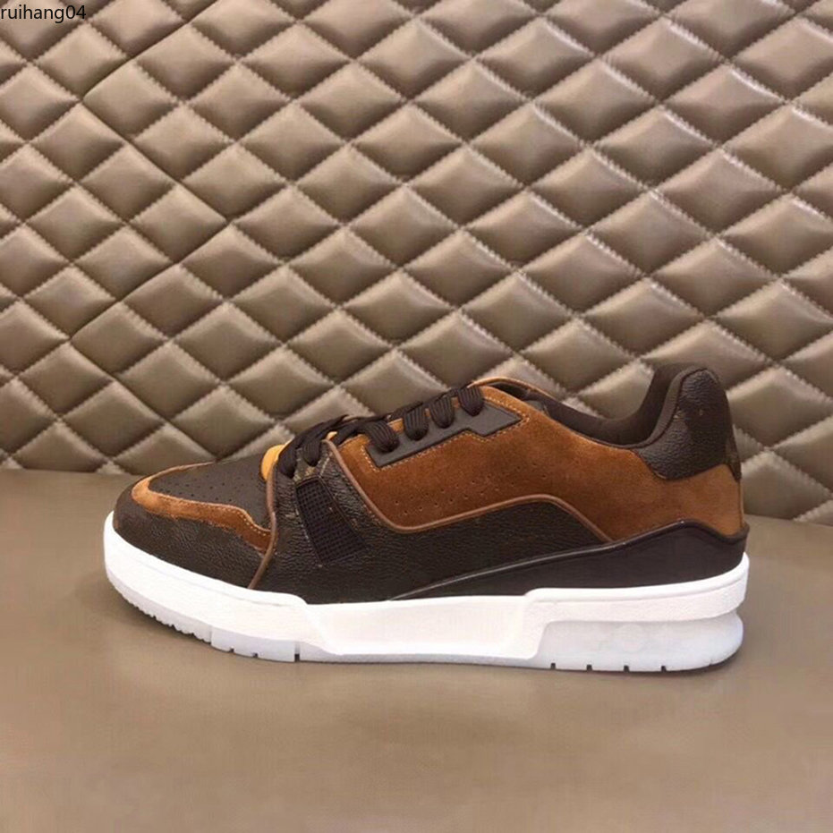 

High-quality Men's hot-selling fashion catwalk casual shoes soft leather sneakers thick-soled flat-soled comfortable shoes EUR38-45 MKJKKL rh4000002