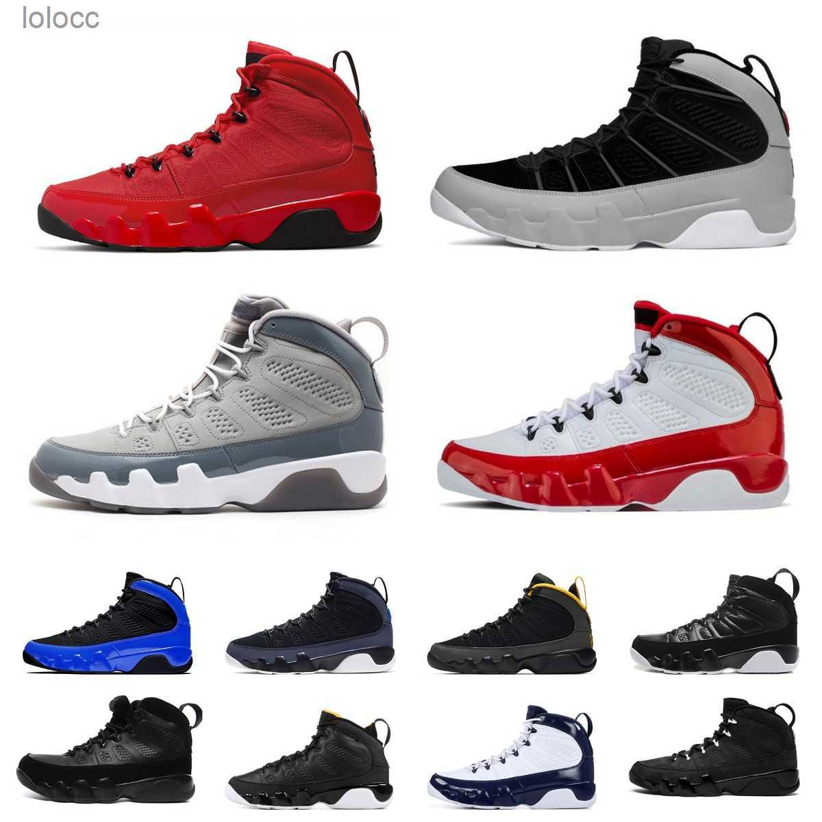 

OG 9 Retro Men Basketball Shoes Jumpman 9s Fir Red Particle Grey Racer University Blue Gold Bred jordans Patent Anthracite Light Olive Black Cat HPU4, Y018
