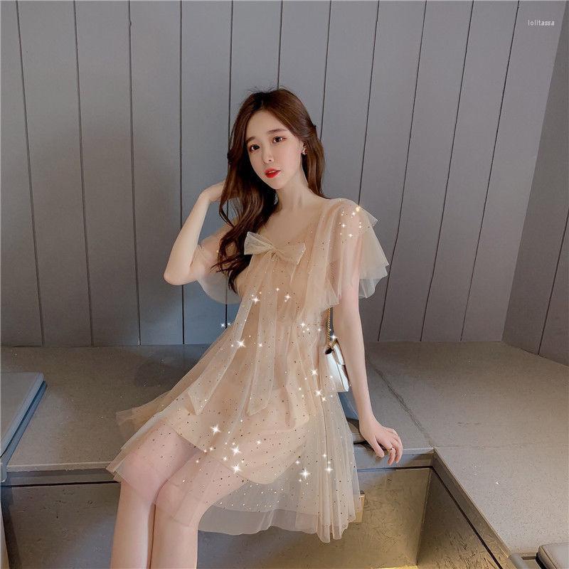 

Casual Dresses Women Summer Dress XINGX Tulle Skirt Suspenders Vestido De Mujer Femme Robe, White