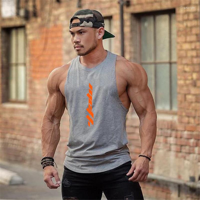 

Men's Tank Tops Mens Clothing Brand Workout Casual Gym Top Bodybuilding Fashion Vest Musculation Fitness Singlets Sleeveless Sports Shirt, Black