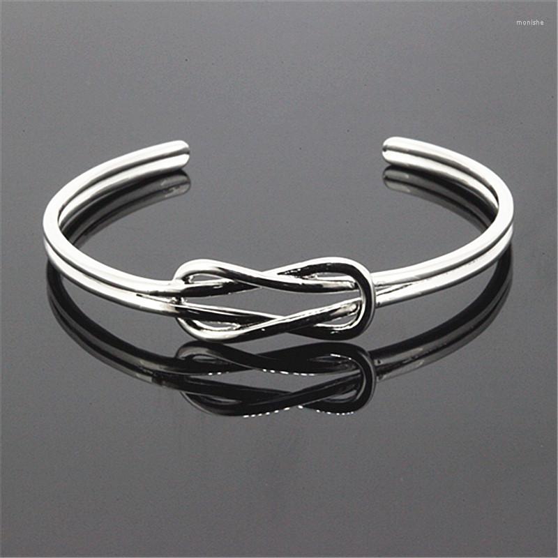 

Bangle Luxury Men Anil Arjandas Bangles Silver Plated Color Fashion Open Cuff / Bracelets Pulseiras Jewelry For Lovers