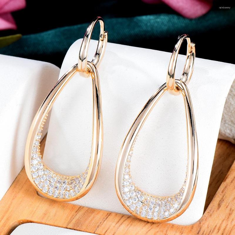 

Dangle Earrings Jimbora Trendy Luxury Fashion Pendant Party Drop Jewelry For Women High Quality Design