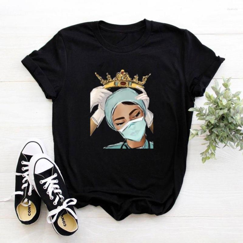 

Women' T Shirts Give The White Angel A Crown Women O-neck Harajuku Tee Shirt Femme They Are Great TShirts Fcasual Camiseta Mujer, Black