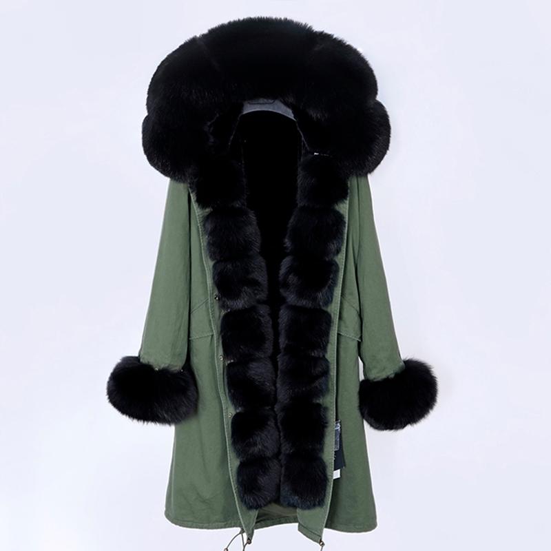 

Women' Fur & Faux Fashionable -7XL Real Coat Winter Women Parkas Waterproof Plus Size Thick Warm Jackets CoatsWomen' Women'sWomen, Gp no cuff