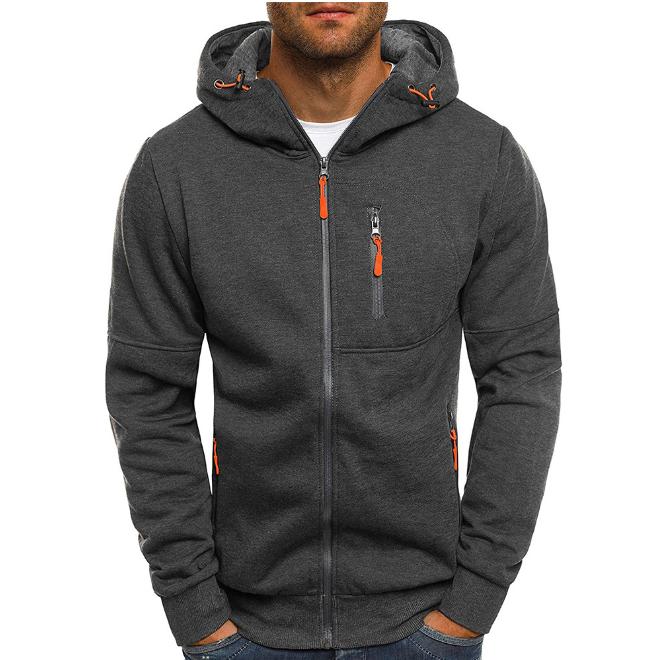 

Men' Hoodies & Sweatshirts Tracksuit Autumn Winter Drawstring Pocket Bomber Hooded Sweatshirt Long Sleeve Zip Coat FDodge RAM Mal, 03