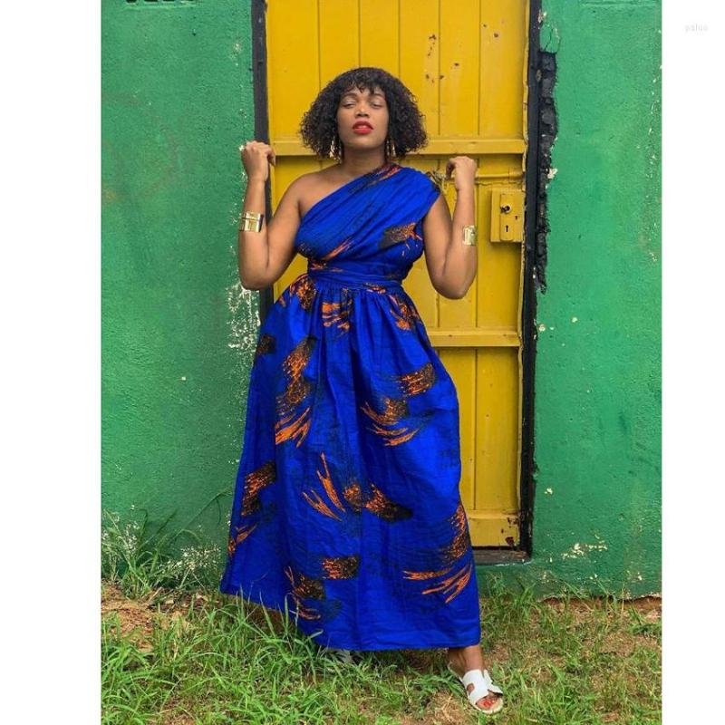 

Ethnic Clothing Summer African Dresses For Women 2023 S Fashion Robe Long Dress Floral Print Bazin Vestidos Dashiki Party Clothes