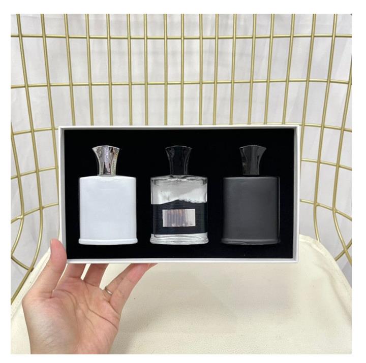 

30ml 4pcs set Men Parfum Cologne Perfume Set Aventus Millesime Imperial Tweed Silver Mountain Water Fragrance unisex Freshener High Quality 3pcs Sets