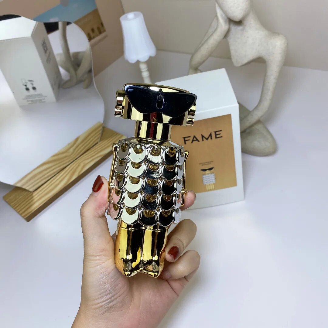 

2023 Women Fragrance 80ml Fame Perfume EDP 2.7fl.oz Eau De Parfum Long Lasting Smell Rechargeable Refillable Phantom Perfume 100ml EDT Men Cologne Spray Fast Ship