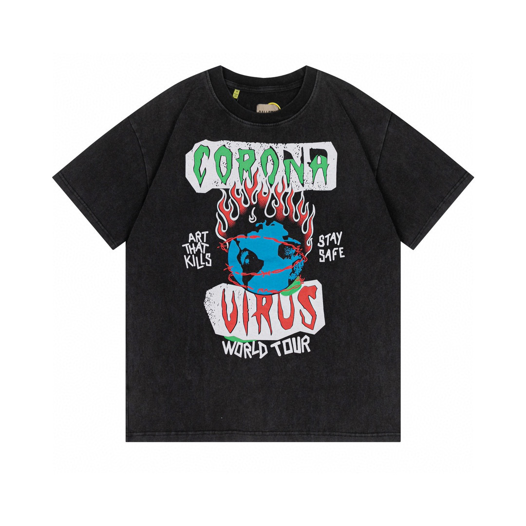 

Men's Plus Tees & Polos Round neck embroidered and printed polar style summer wear with street pure cotton 2032