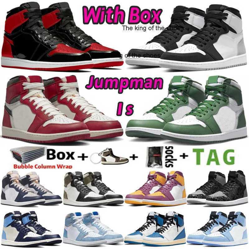 

2023 OG2023 OG 2023 With Box Jumpman 1 Basketball Shoes Lost Found Denim 1s Starfish Patent Bred Royal Blue Taxi Dark Mocha Mid High Seafoam Twist UNC, B19 high og heirloom 36-46