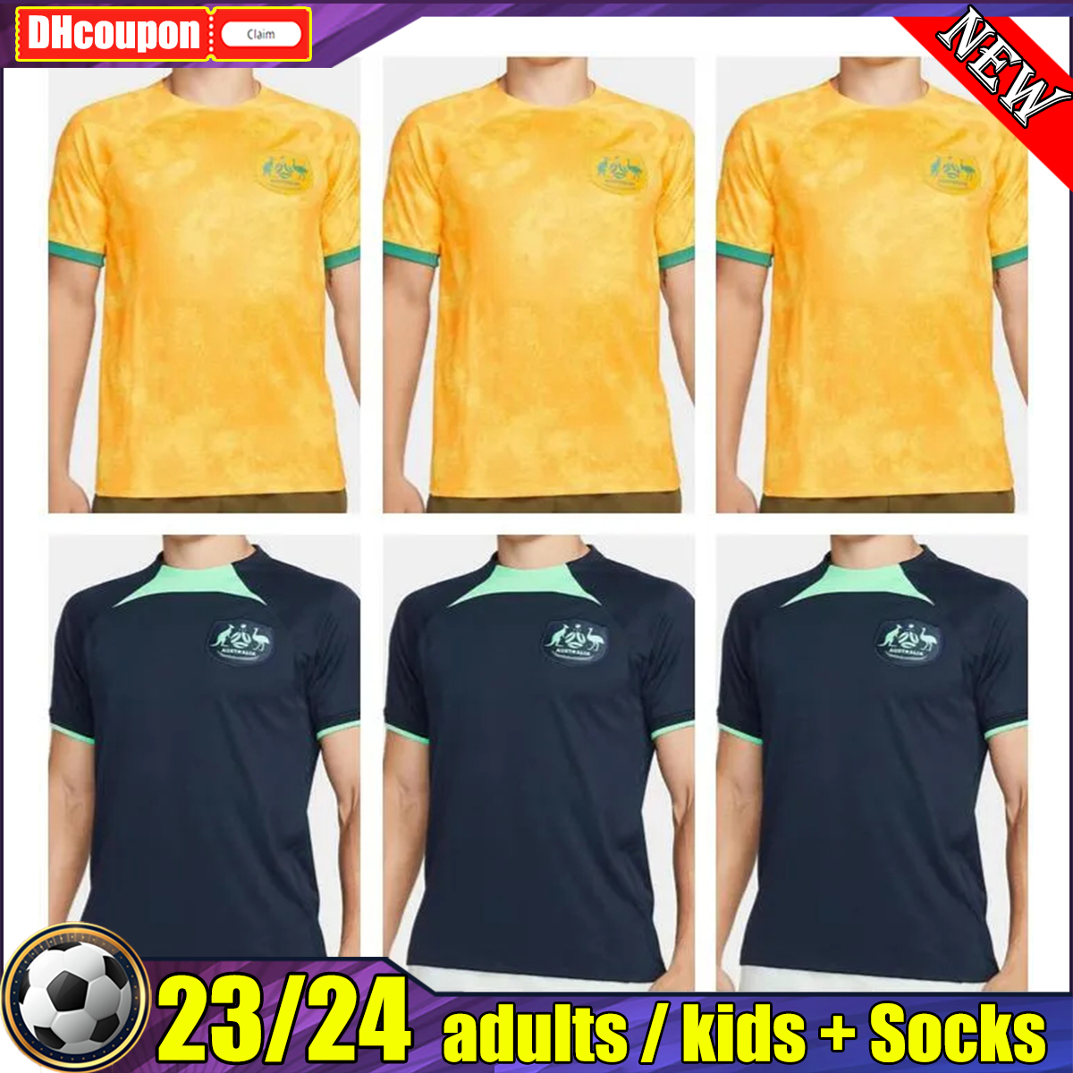 

AustraliaS 2022 MOOY 13 SOCCER jerseys home away SOUTTAR 19 HRUSTIC 10 BOYLE 6 IRVINE 22 MABIL MCGREE 22 23 2023 jersey football shirts kids World Cup, 01