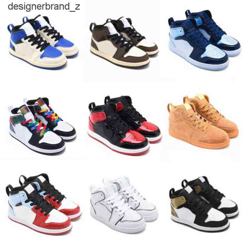 

Discount Jordons Jumpman Infants 1s 1 Kids Basketball Shoes Pine Green Game Royal Blue Obsidian Chicago Bred Sneakers Multi-Color Tie-Dye Y2R1