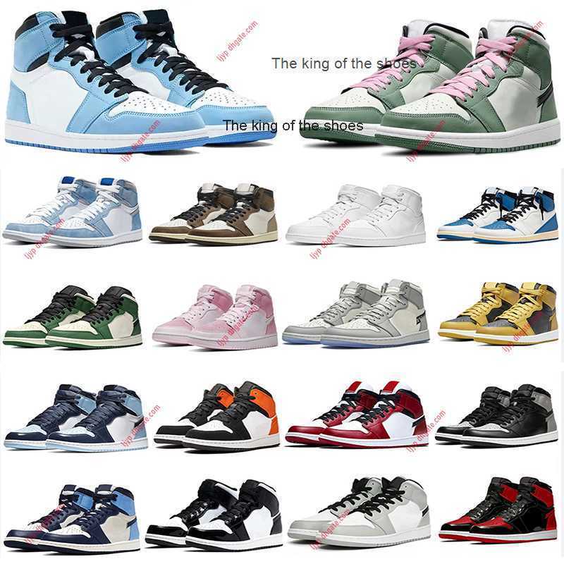 

2023 OG2023 OG OG Men Women High 1s Basketball Shoes Chicago Obsidian Blue Chill TS Fragment Dark Mocha Patent Bred Panda University Blue Jumpman 1 Retro, 15