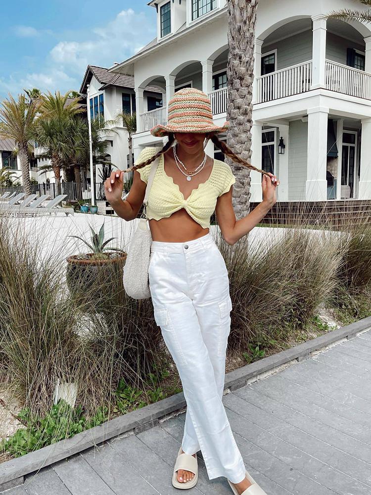 

Women' Tanks Kalevest Y2K High Street Bustier Tops Yellow Acubi Fashion Women Aesthetic Short Sleeve Corset Cyber For Female, Blue