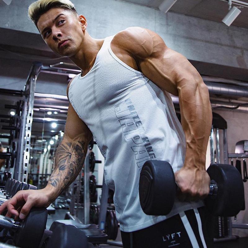 

Men's Tank Tops 2023 Mens Cotton Shirt Gym Fitness Vest Sleeveless Male Casual Bodybuilding Sports Man Workout Clothes Clothing, Navy blue