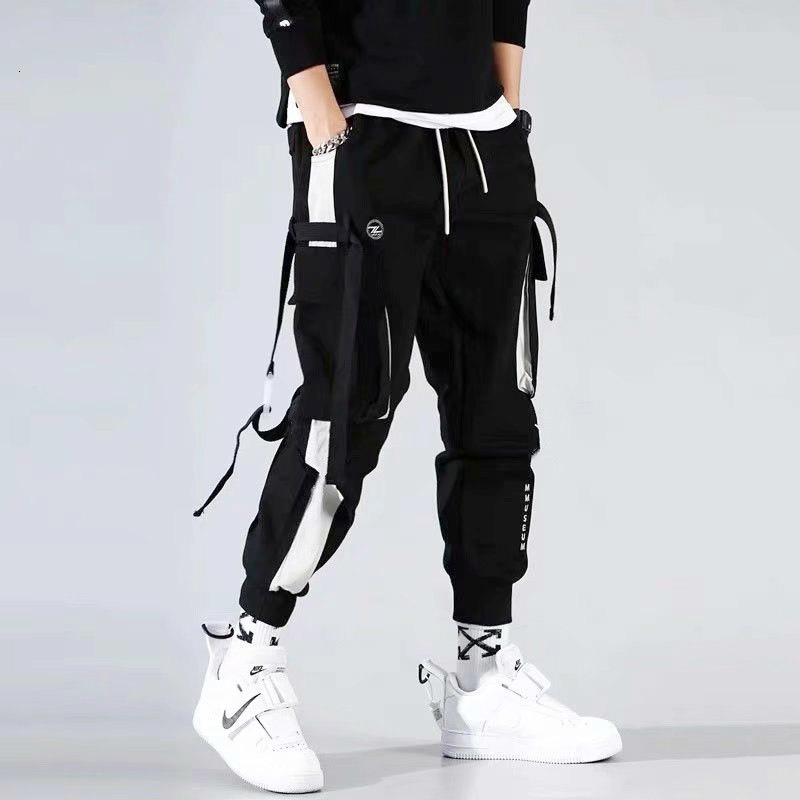 

Men's Pants Hip Hop Cargo Pants Men Streetwear Cotton Joggers Fashion Sweatpants Male Casual Harem Trousers Summer Harajuku Pants Men Women 230316, Evb8315