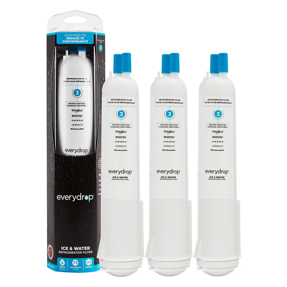 

Everydrop EDR3RXD1 Whirlpool Refrigerator Water Filter 3 replaces P1WB2 & P1WB2L (3 Pack)
