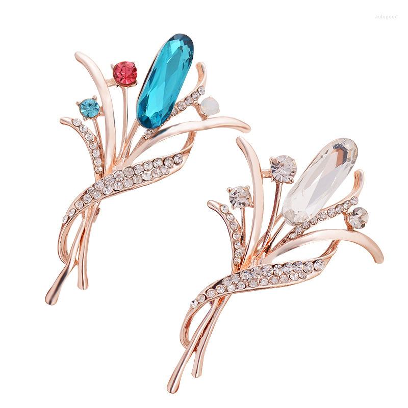 

Brooches Flower Brooch Fashion Rhinestone Ladies High-end Exquisite Accessories