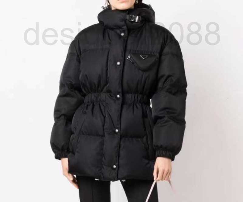 

Women' Down & Parkas Designer Women Jacket coatss Denim Terry Top Quality Lady Coat Womens Blazers Triangle Budge Winter Thick Coats Long Sleeves H5LZ, Black