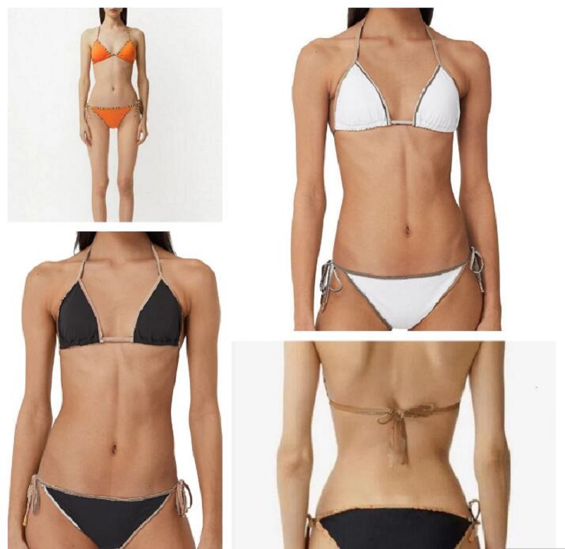 

womens bikinis swimwear B Bikini Swimsuit Triangle Brazilian Bathing Suit Summer Beachwear Bandage Micro Swimwear Women