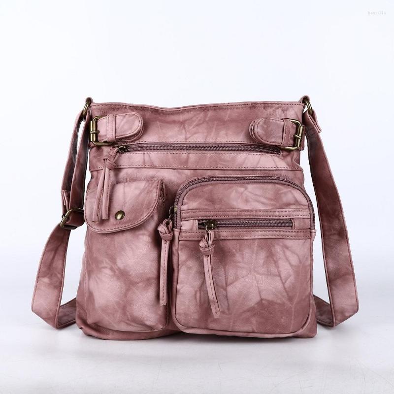 

Evening Bags Angelkiss Women Purse Fashion Small Bag Shoulder Floral Satchel Ladies Soft PU Messenger Money Pack, Black