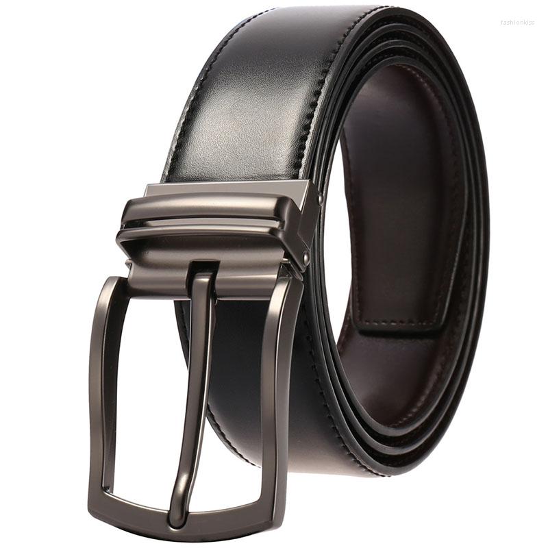 

Belts 2023 Men Belt Leather Luxury Designer Pin Buckle Black Coffee Strap Waist Suit Jeans Cinturon Hombre Ceinture Homme