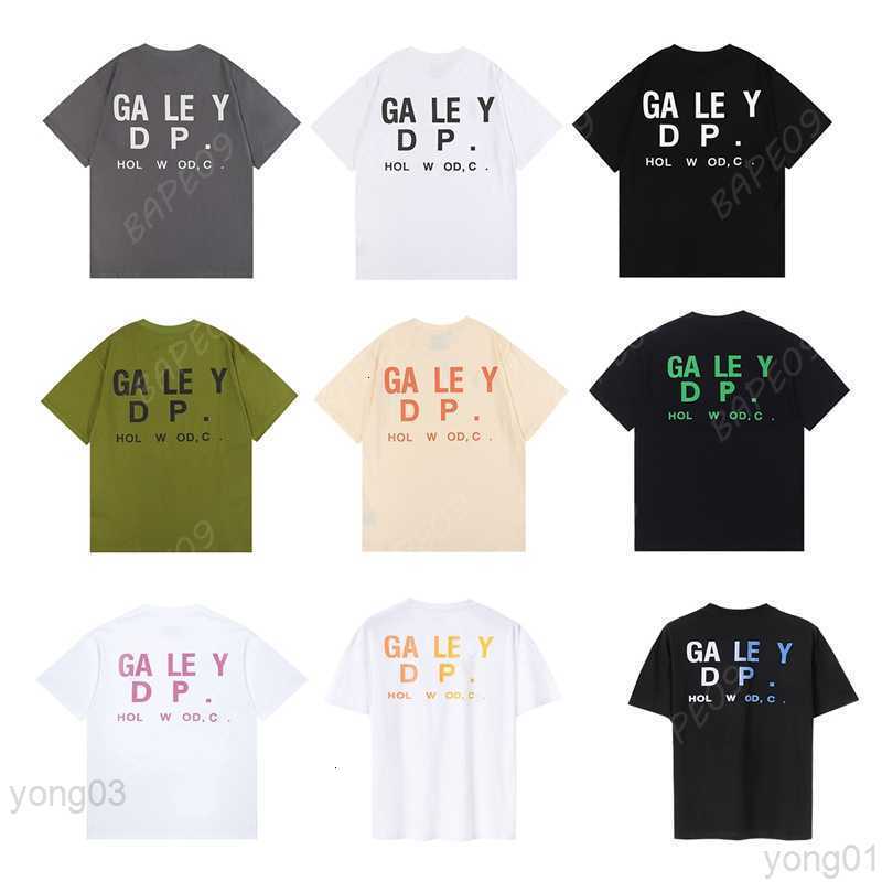 

Men' T-shirts Designer Galleryes Depts Shirt Fashion Loose Short T-shirt Men Women Street Clothes1s4q
