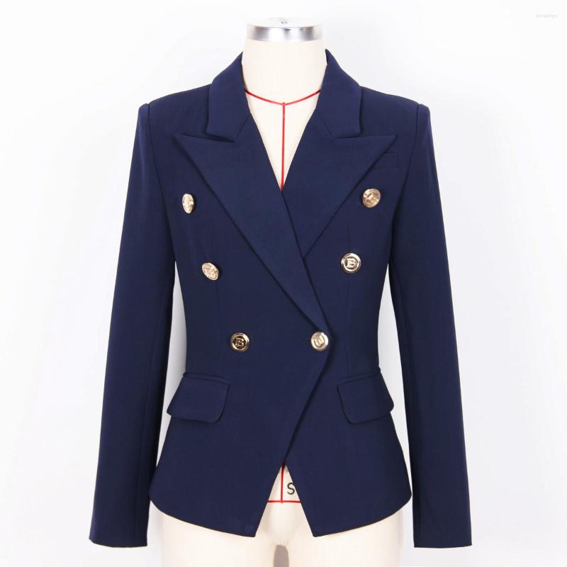 

Women' Suits 2023 Spring And Autumn Women' Suit Jacket Fashionable Fashion Thin All-match Simple Commuter Classic Small, Deep blue