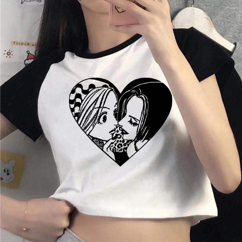

Women's T Shirts Nana Vintage 2000s Crop Top Female Fairy Grunge Trashy 90s T-shirts, 22111