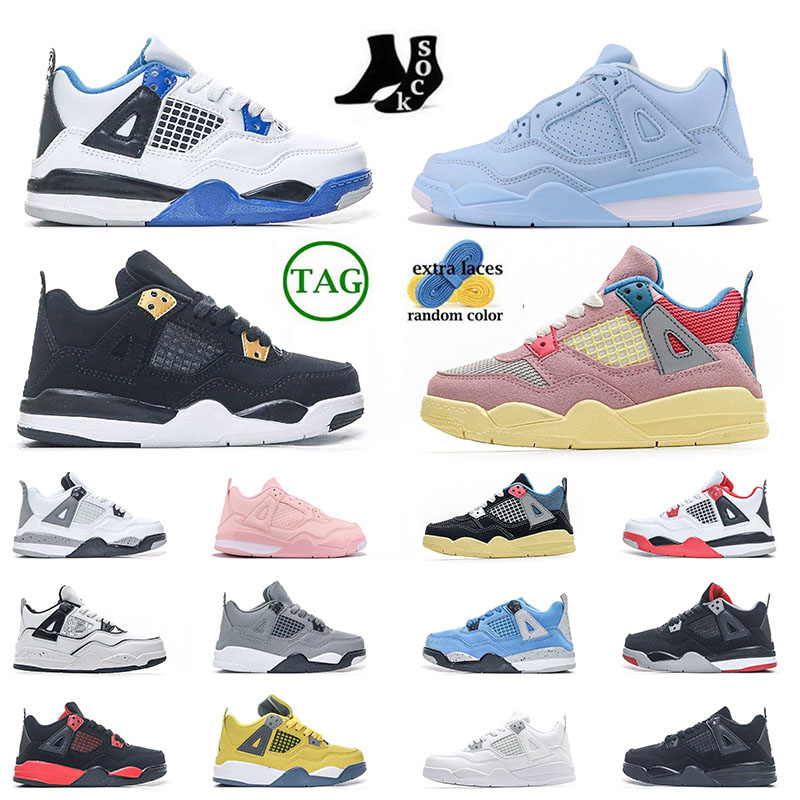 

Outdoor top Kid shoes 4s Athletic Outdoor Baby designer sneake designer shoes for young girls boy White Oreo White Cement Red Thunder Cool Grey Black Cat, 1 (11)