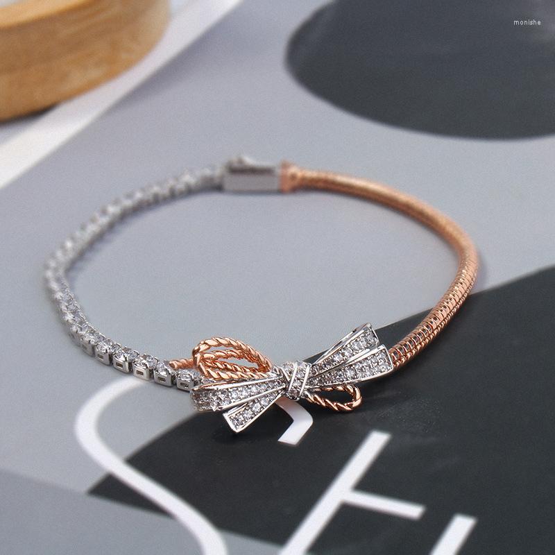

Charm Bracelets 2023 Spring Niche Fashion Bow Bracelet Women