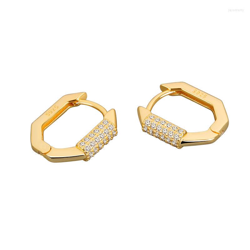 

Hoop Earrings VENTFILLE Silver Golden Color For Women Girl Gift Shiny Rhinestones Crystal Mosaic Bijoux Party Jewelry