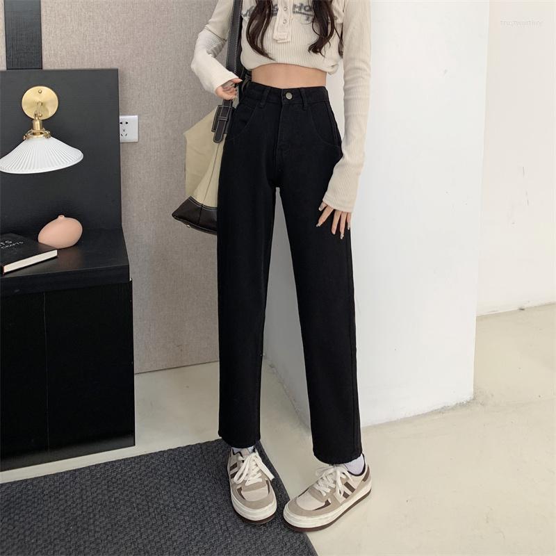 

Women' Jeans ILARES Baggy Woman High Waist Vintage Clothes Female Clothing Pant Women Korean Fashion Y2k Women' Pants Streetwear, Black