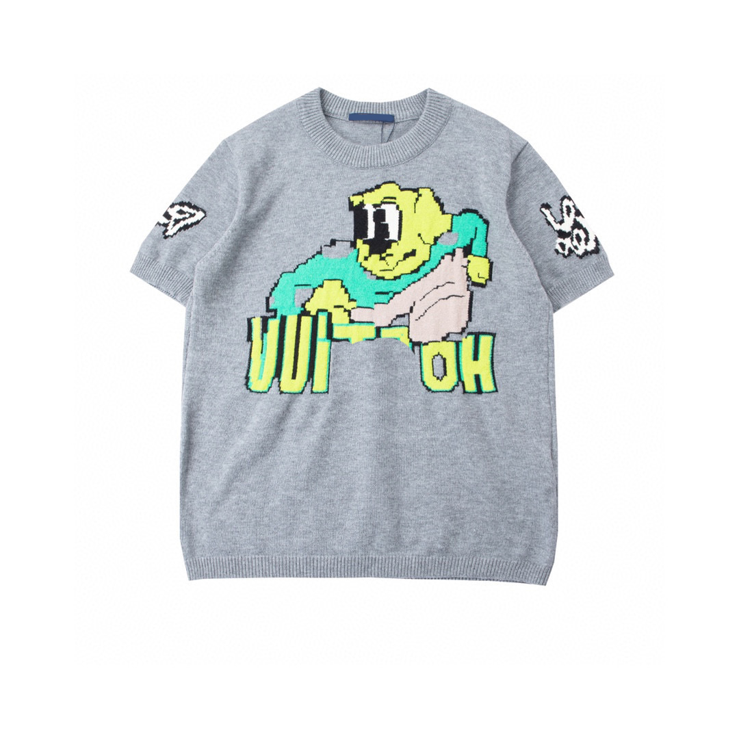 

Men's Plus Tees & Polos Round neck embroidered and printed polar style summer wear with street pure cotton 12wg