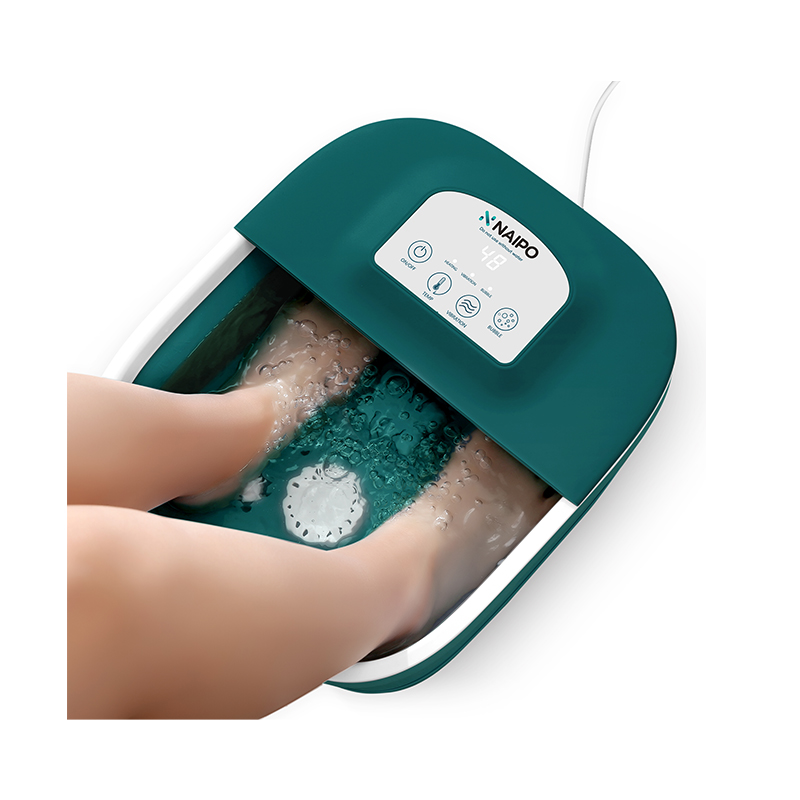 

Home Foot Soaker Foot Bath Massager with Heat, Bubbles, 8pcs Rollers Feet Soaking Tub Stress Relief Foot Spa Bath