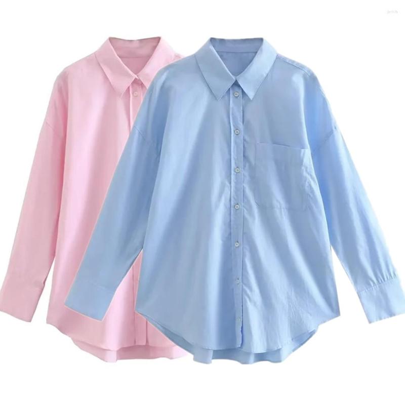 

Women's Blouses Jenny&Dave England Style Fashion Shirt Solid Cotton Loose Boyfriend Long Sleeve Tops Autumn Blouse Women, Pink