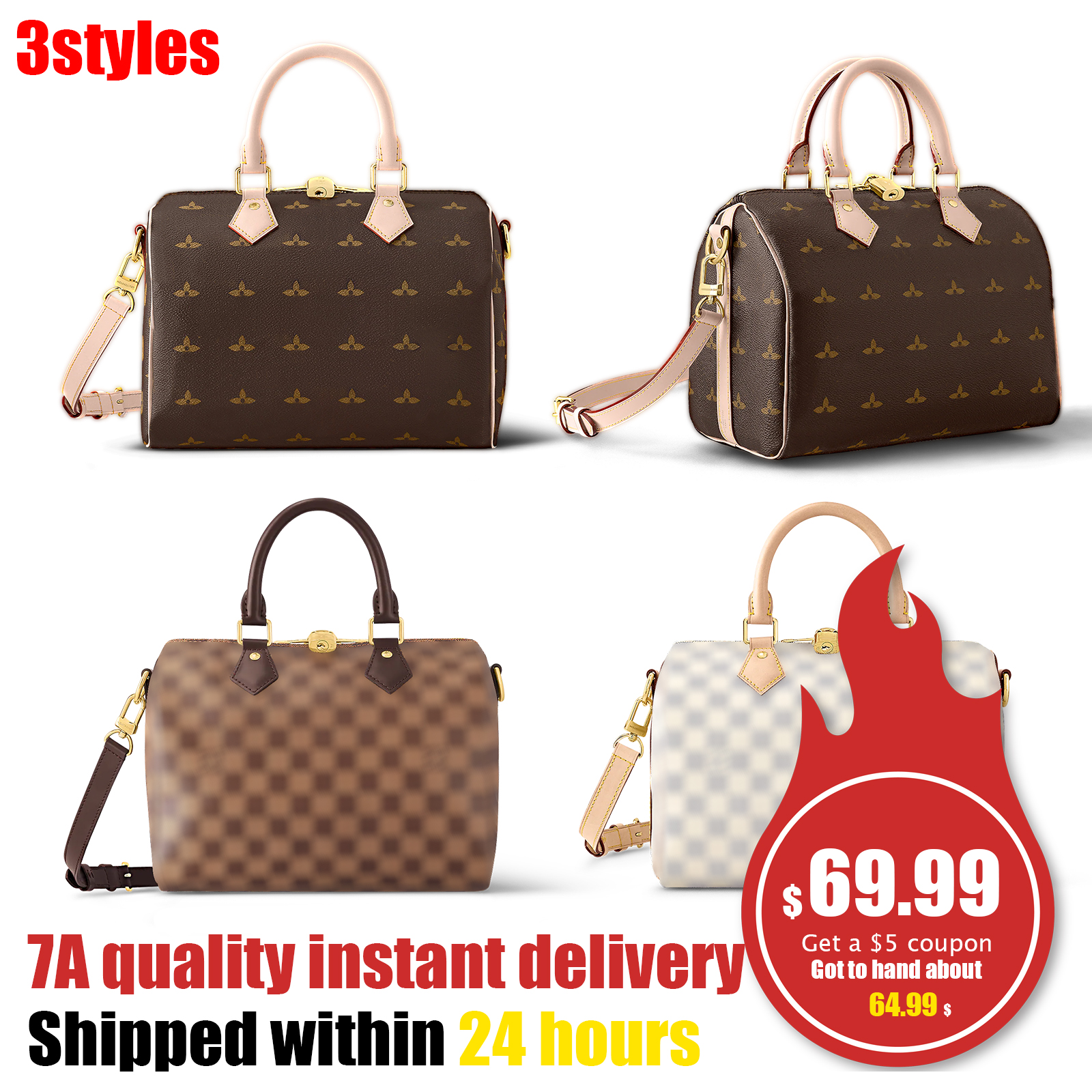 

M41113 speedy 25 30 35 cross body bag with shoulder strap travel tote handbags luxury designer Womens men duffle flower Genuine Leather Zipper purse louvis clutch bag, M0n0gram