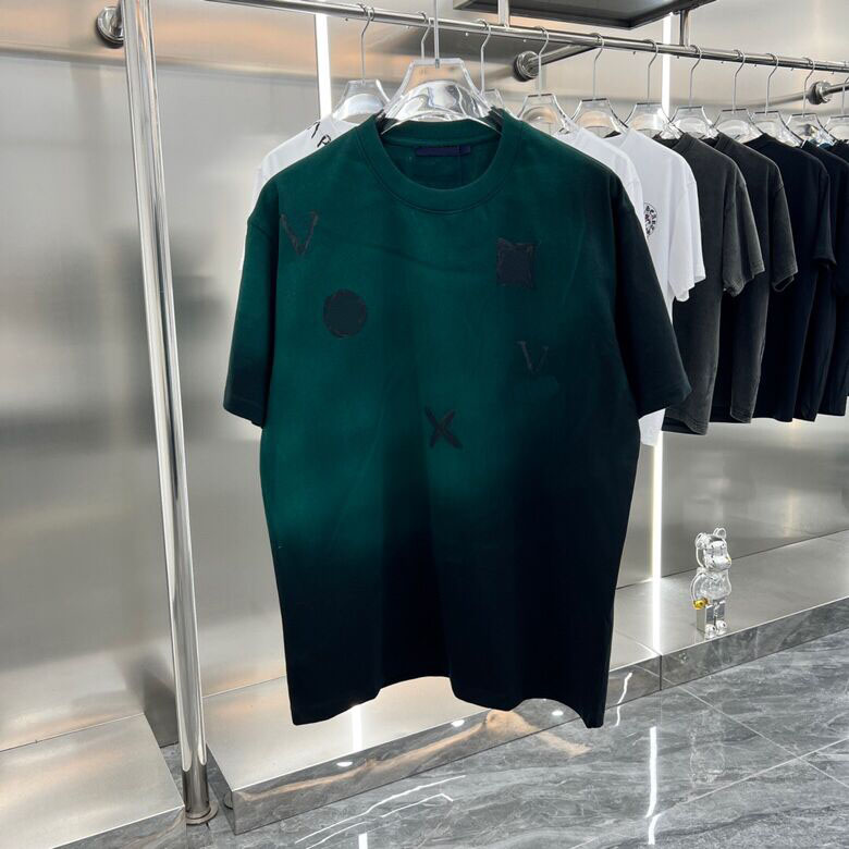 

Men's Plus Tees & Polos Round neck embroidered and printed polar style summer wear with street pure cotton Shirt Couple T shirt Short Sleeve h38s6