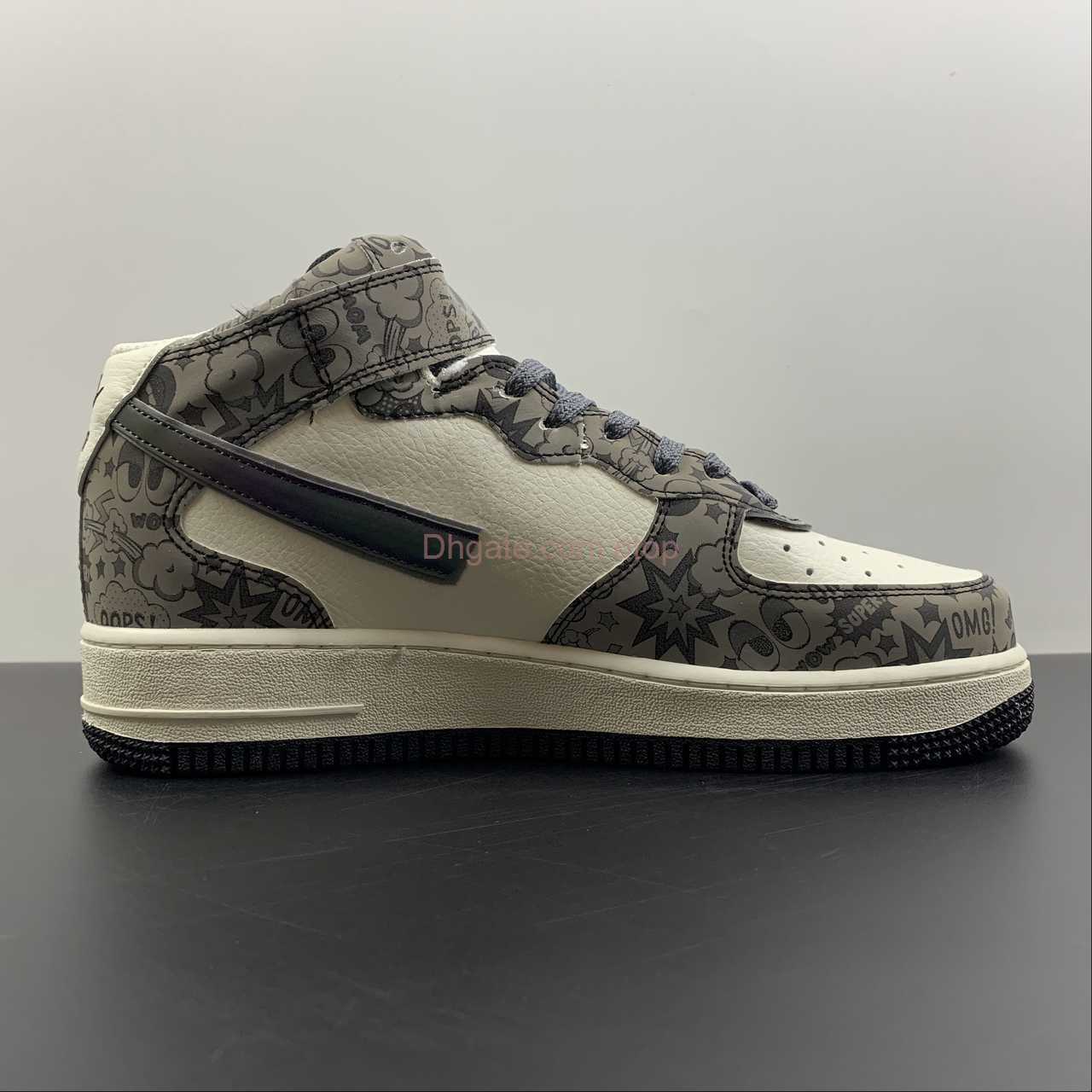 

Basketball Shoes 1s High uv Reactive Shoes Sun Hot Cool Discolor Womens Mens Sports shoes 1s Mid White Black 3M Sneakers Shoes ZG0088-911 for size EUR 36-45