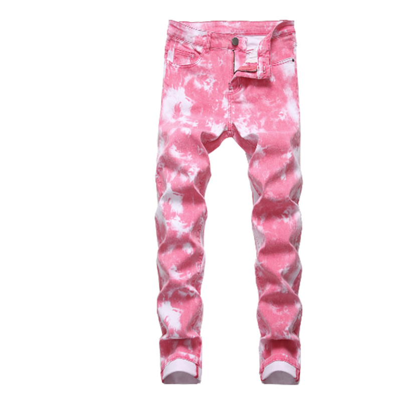 

new Men's Jeans brand Designers Jean Distressed Ripped Bikers Slim Fit Denim Mens Leisure fashion highs quality Jeans Women's long cotton slim trousers