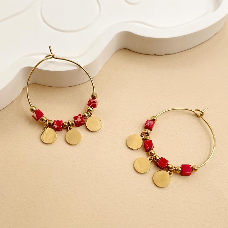 

Dangle Earrings Fringed Hand Woven Circle Fashion Beading Simplicity Bohemia Alloy Ma'am Rice Bead