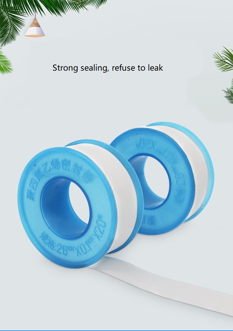 

shower faucet accessories Teflon tape Raw material belt 20 m 10 m thickened polytetrafluoroethylene raw tape sealed waterproof tape sealing belt