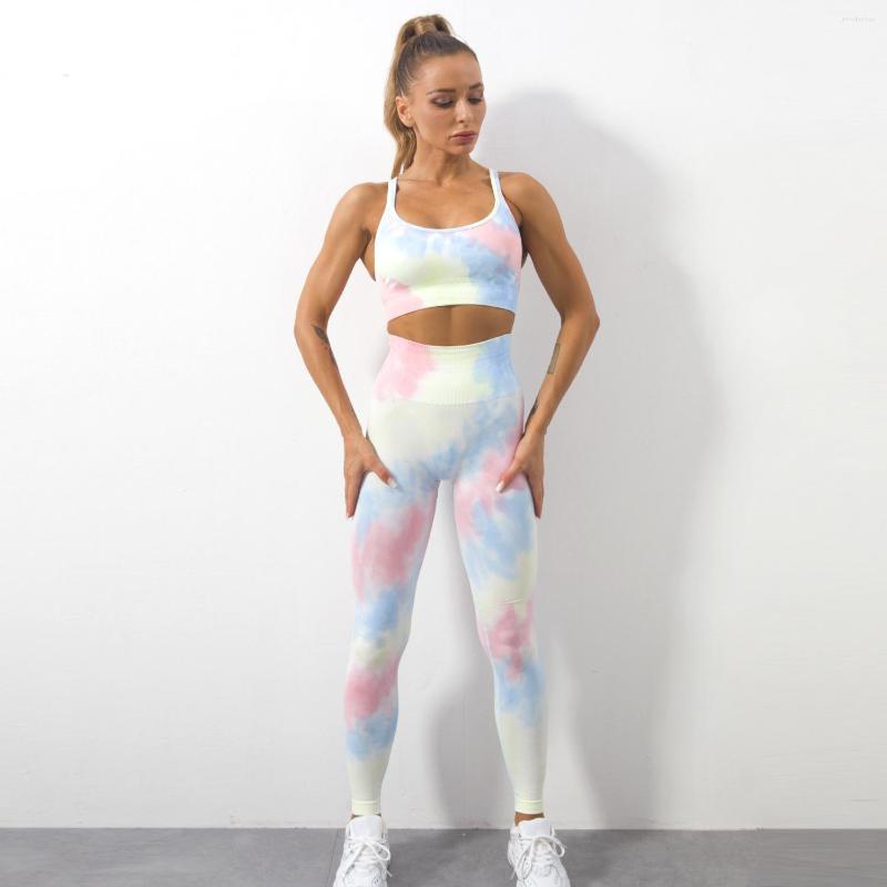 

Women' Two Piece Pants Summer Fashion Yoga Clothes Suit Halter Neck Bra Sports Underwear Fitness Trousers, Blue