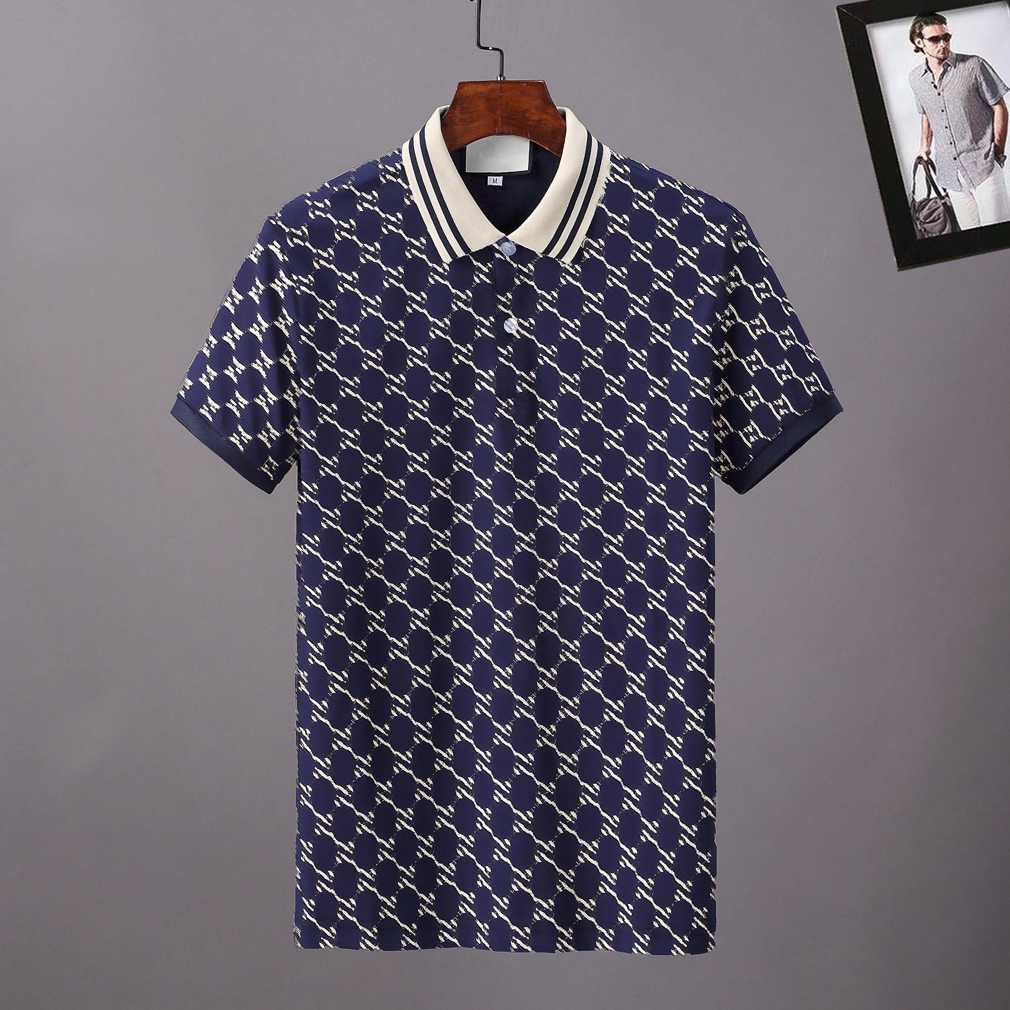 Mens Polo Polo Designer T-Shirt Polo de haute qualité Shirts Designer Shirts Imprimez les t-shirts à manches courtes décontractées