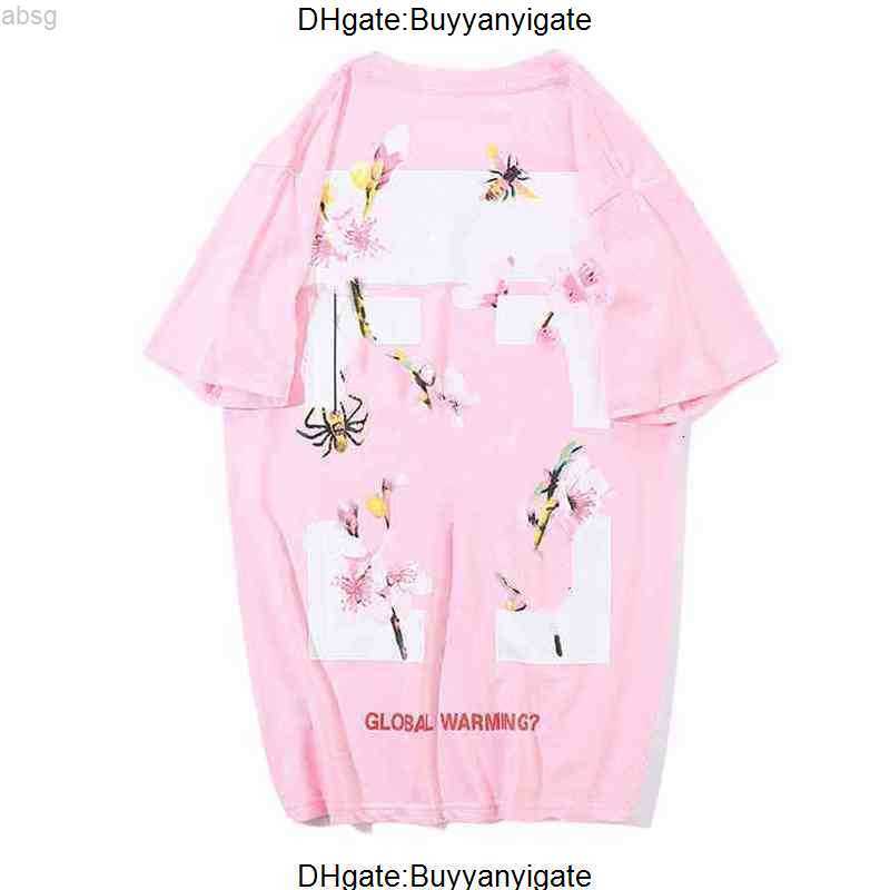 

T-shirt Off Men's s Offs White Street Fashion Brand Couple Star with Sleeve Printed Letter x the Back Print 6JTC, 15