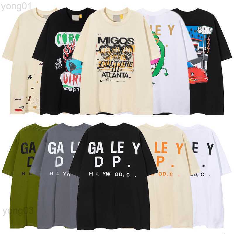 

2023 Galleryse Depts Mens t Shirts Designer Men Women T-shirts Galleryes Cottons Tops Tees Man s Shirt Luxurys Clothing Street, 16