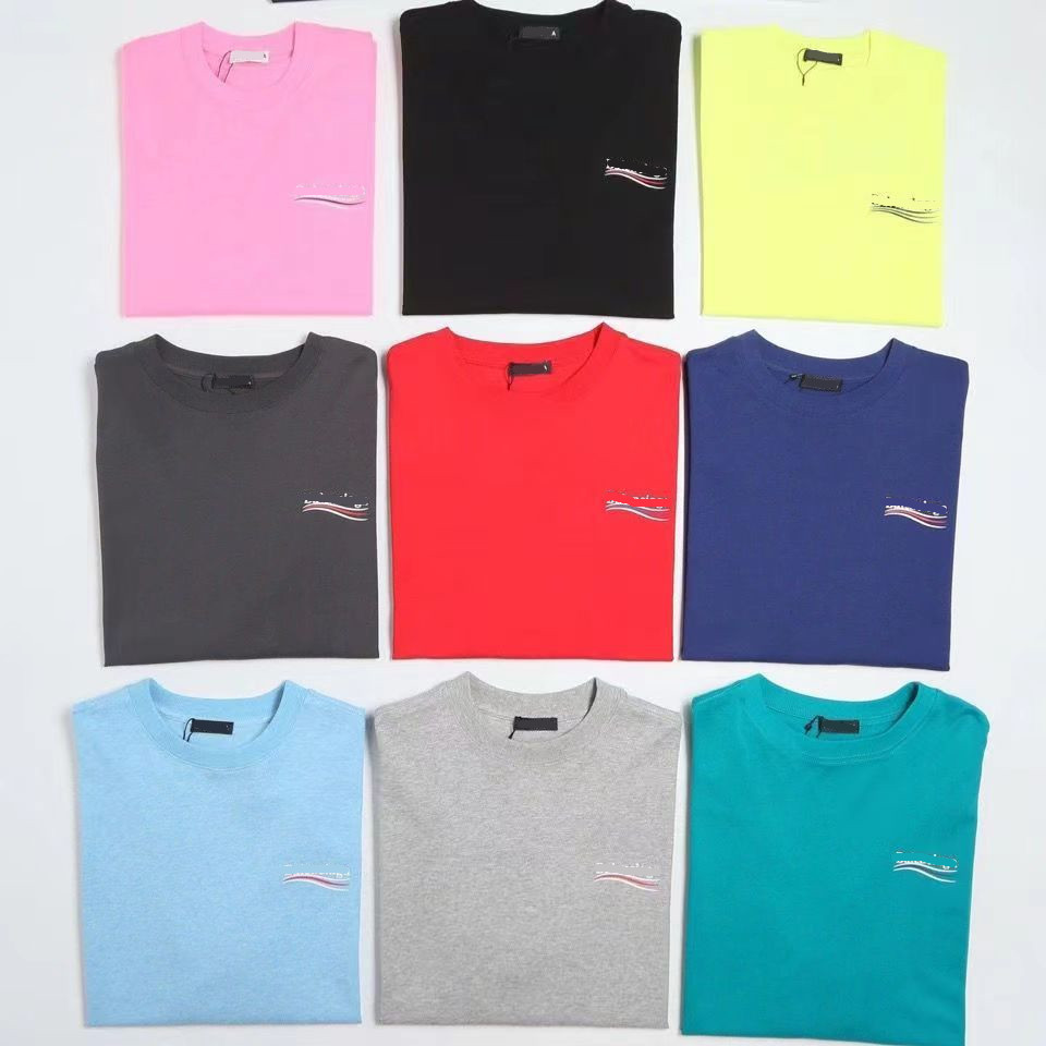 

Summer T-shirt Men's and Women's Designer T-shirt Loose T-shirt Top Men's casual shirt Luxury clothing Street Casual Wear Shorts Sleeve T-shirt Size S-4XL001, White